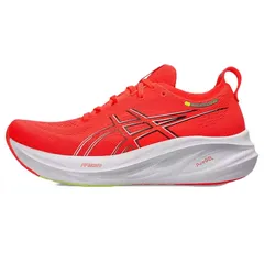 Giày Pickleball Nữ Asics Gel-Nimbus 26 1012B601-600 - Giày Chạy Bộ Ôm Chân, Thoáng Khí, Đỏ Rực Rỡ, Đệm Gel êm ái