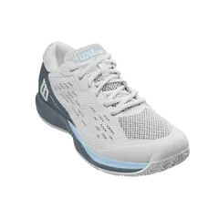 Giày Pickleball Nữ Wilson Rush Pro Ace Pickler - Giày Tennis Đệm R-DST+ Màu Baby Blue Thoáng Khí, Bám Chắc Chen Chân