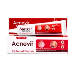 Kem trị mụn Acnevir đỏ - Giảm mụn đầu đen, đầu trắng - Chiết xuất tự nhiên, an toàn cho da nhờn - Tuýp 50gr