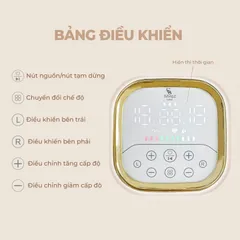 Máy Hút Sữa Điện Đôi Moaz BéBé MB-090 - Thiết Kế Đa Chức Năng, Massage Thư Giãn, Chăm Sóc Mẹ Sau Sinh