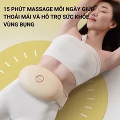 Máy Massage Nóng PGG W2 - Thiết Bị Massage Cơ Học Thư Giãn Bụng Cho Phụ Nữ, Hỗ Trợ Ngày Đèn Đỏ, Tiện Lợi Sử Dụng Ngoài Trời