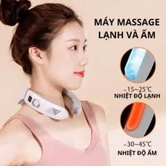 Máy Massage Cổ Vai Gáy CW1 Có Chườm Ấm - Giảm Đau Mỏi, Thư Giãn Cơ Thể Hiệu Quả, Thiết Kế Hiện Đại, Thích Hợp Cho Mọi Đối Tượng