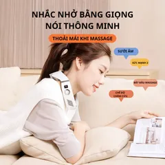 Máy Massage Cổ Vai Gáy CW1 Có Chườm Ấm - Giảm Đau Mỏi, Thư Giãn Cơ Thể Hiệu Quả, Thiết Kế Hiện Đại, Thích Hợp Cho Mọi Đối Tượng