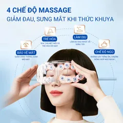 Máy Massage Mắt Hơi Nước Thông Minh PGG - Thiết Bị Chăm Sóc Mắt Giảm Căng Thẳng, Cung Cấp Độ Ẩm và Thư Giãn