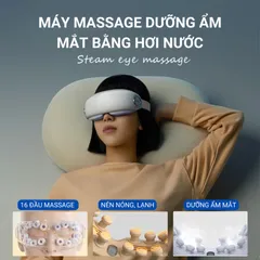 Máy Massage Mắt Hơi Nước Thông Minh PGG - Thiết Bị Chăm Sóc Mắt Giảm Căng Thẳng, Cung Cấp Độ Ẩm và Thư Giãn