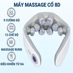 Máy Massage Nhiệt Cổ Vai Gáy Mijia 8D - 9 Cấp Độ, Điều Khiển App Mihome, Công Nghệ Xung Điện Chuyên Sâu Giúp Giảm Đau Hiệu Quả