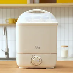 Máy Tiệt Trùng Hơi Nước Sấy Khô Fatzbaby Sumo 4 - Tiệt Trùng 99.9% Vi Khuẩn, Giữ Bình Sữa Khô Ráo, An Toàn Cho Bé