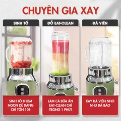 Máy Xay Sinh Tố Đa Năng Seka HR2223 500W - 3 Cối, Dao Xay Thép Không Gỉ, Hoạt Động Êm Ái, Xay Mịn Từ Rau Củ Đến Thịt