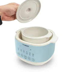 Nồi Nấu Chậm Đa Năng Kalpen SK2 1L - Chưng Hấp, Nấu Cháo, Soup, Hầm Thịt - Thiết Kế Gọn Nhẹ, Tiện Dụng