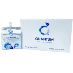Nước Uống Hydrogen Quantum - Nước Ion Kiềm Giàu Hydrogen, Hỗ Trợ Cung Cấp Khoáng Chất, Giúp Trung Hòa Axit, Thải Độc Cho Cơ Thể