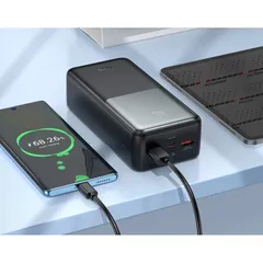 Sạc Dự Phòng Hoco J136B 30000mAh - Sạc Nhanh PD20W, 4 Cổng USB & Type-C, Duy Trì Năng Lượng Cho Điện Thoại & Máy Tính Bảng