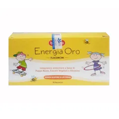 Siro ăn ngon Buona Energia Oro cho trẻ biếng ăn - Tăng cường sức khỏe và cảm giác thèm ăn, hỗ trợ tiêu hóa hiệu quả, hộp 10 lọ x 10ml