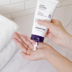 Sữa Rửa Mặt Dermafirm Ultra Soothing Cleanser 150ml - Sản Phẩm Dành Cho Da Nhạy Cảm, Làm Sạch Dịu Nhẹ, Củng Cố Hàng Rào Bảo Vệ Da