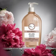 Sữa Tắm Nước Hoa Elvawell Amino Acid Miss Wonder - Gel Tắm Dưỡng Ẩm, Khử Mùi, Cung Cấp Độ Ẩm, Phù Hợp Với Mọi Loại Da 500ml