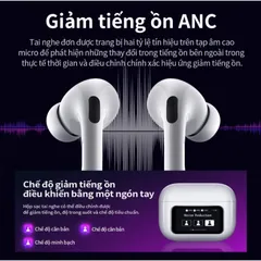 Tai Nghe Bluetooth 5.4 Hoco EW72 Màn LED Cảm Ứng - Chống Ồn ANC, Âm Thanh Chất Lượng Cao, Hỗ Trợ Chức Năng Thông Minh, Thời Gian Sử Dụng 4 Giờ