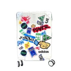 Vali Adidas Sticker Power 22 inch - Kéo Cabin Nhẹ, 4 Bánh Xe Quay 360 Độ, Thiết Kế Họa Tiết Sticker Độc Đáo, Dành Cho Đi Du Lịch