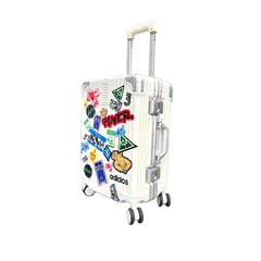 Vali Adidas Sticker Power 22 inch - Kéo Cabin Nhẹ, 4 Bánh Xe Quay 360 Độ, Thiết Kế Họa Tiết Sticker Độc Đáo, Dành Cho Đi Du Lịch