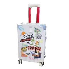 Vali Kéo Adidas Sticker Have A Good Time - Nhựa Cao Cấp, 20 Inch Để Du Lịch, Thiết Kế Độc Đáo, Bền Bỉ