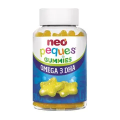 Viên nhai hương chanh Neo Kids Gummies Omega3 DHA - Kẹo dinh dưỡng hỗ trợ trí tuệ cho trẻ từ 3 tuổi, hương vị tươi ngon, dễ ăn