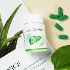 Viên uống hỗ trợ bổ gan Detoxmune Max - Tăng cường chức năng gan, thanh nhiệt, giải độc, bảo vệ sức khỏe - TPCN cho người lớn