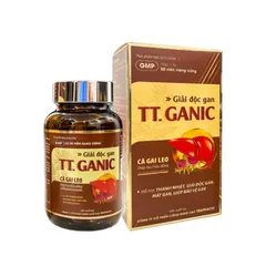 Viên Uống Hỗ Trợ Giải Độc Gan TT GANIC - Chiết Xuất Thảo Mộc Tự Nhiên, Bảo Vệ Gan Khỏe Mạnh, Giảm Nóng, Hỗ Trợ Tăng Cường Chức Năng Gan - Hộp 30 Viên