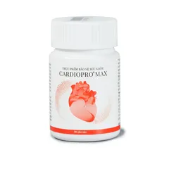 Viên uống hỗ trợ tim mạch Cardiopro Max - Tăng cường sức khỏe tim mạch, giảm nguy cơ bệnh tim, 30 viên từ IMC