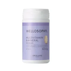 Viên uống Oriflame Wellosophy Multivitamin & Mineral cho Nữ - Hỗ trợ Bổ sung Vitamin & Khoáng chất, Cải thiện Sức khỏe và Làm đẹp Da, Tóc, Móng