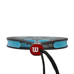 Vợt Padel Wilson Ultra Elite V2 Black/Blue - Dụng Cụ Thể Thao Cao Cấp Chống Shock với Công Nghệ Opti Grip, Trọng Lượng Nhẹ 361g