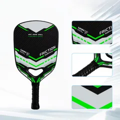 Vợt Pickleball Jusain JSR-121 Friction Surface 14mm - Vợt Đánh Bóng Chuyên Nghiệp, Cải Thiện Lực Đánh và Kiểm Soát Bóng Tối Ưu