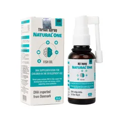 Xịt Họng Natural One DHA Dekabon 30ml - Hỗ Trợ Bổ Sung DHA và Nutrients Cho Trẻ Em, Phát Triển Thị Lực và Trí Não