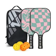 Bộ 2 Vợt Pickleball Vinguir Kèm Túi và 4 Bóng - Chất Liệu Cao Cấp, Dành Cho Người Mới Bắt Đầu và Chơi Chủ Động