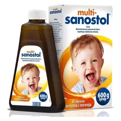 Vitamin Tổng Hợp Sanostol 600g - Chai Dễ Uống cho Trẻ Em từ 1 Tuổi - Hỗ Trợ Phát Triển Sức Khỏe và Tăng Cường Đề Kháng