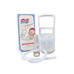 Dụng cụ hút mũi kéo tay Nasal Aspirator Hello - Tiện lợi, an toàn cho trẻ em 0-6 tuổi, dễ vệ sinh, không cần pin, không gây tiếng ồn