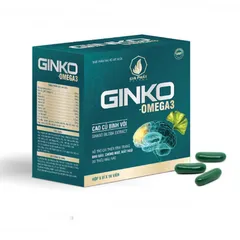 Viên uống Ginkgo Omega 3 Gia Phát - Hỗ trợ não bộ, tăng cường trí nhớ, lưu thông tuần hoàn máu, giảm đau đầu, cải thiện mất ngủ