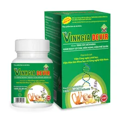 Viên Uống Tăng Đề Kháng VinhGia Devir - Thực Phẩm Chức Năng Hỗ Trợ Miễn Dịch, 30 Viên Chiết Xuất Thảo Dược Tự Nhiên