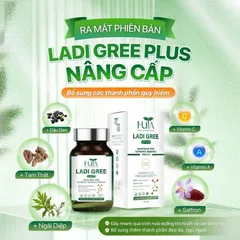 Viên uống Huta Ladi Gree Plus hỗ trợ cân bằng nội tiết tố nữ - Bổ huyết, điều hòa kinh nguyệt, giảm đau bụng kinh, cải thiện sinh lý nữ.