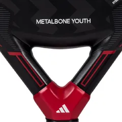 Vợt Padel Adidas Metalbone Youth 3.3 - Màu Đen/Đỏ, Nhẹ, Dễ Chơi, Chất Liệu Cao Cấp, Dành Cho Người Mới Bắt Đầu