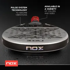 Vợt Padel Nox Racket AT10 by Agustin Tapia 2024 - Thiết kế Carbon nhôm 18K, Lõi MLD Black Eva, Dành cho Người Mới và Chuyên Nghiệp