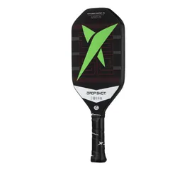 Vợt Pickleball Drop Shot Explorer Comfort 2024 - Đen và Xanh, Thiết Kế Hiện Đại, Chất Liệu Sợi Thủy Tinh, Độ Bền Cao, Dành Cho Trung Cấp