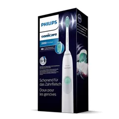Bàn Chải Đánh Răng Điện Philips HX6221/21 - Công Nghệ Sonicare, Làm Sạch Hiệu Quả Gấp 2 Lần, Duy Trì Thói Quen Chải Răng Đúng Cách