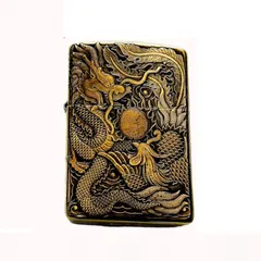 Bật Lửa Zippo 3D Khắc Rồng Phượng Version 2 ZPC4150-169 - Bật Lửa Đồng Chất Lượng Thượng Hạng, Quà Tặng Đặc Biệt cho Fan Hâm Mộ