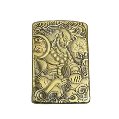 Bật Lửa Zippo La Hán Phật Giáo Hàng Long Phục Hổ ZPC4188 - Khắc 3D Độc Đáo, Quà Tặng Ý Nghĩa, Văn Hóa Phương Đông