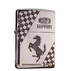 Bật Lửa Zippo Mạ Chrome Khắc Ferrari - Phiên Bản Giới Hạn 1000 Chiếc, Hàng Thể Thao Sang Trọng, Quà Tặng Fan Ferrari