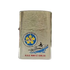 Bật Lửa Zippo Chrome USS Nimitz CVN-68 - Quà Tặng Chất Lượng Chủ Đề Tàu Sân Bay Hải Quân Hoa Kỳ