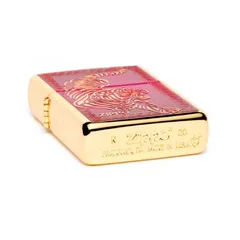 Bật Lửa Zippo Năm Hổ Phiên Bản Giới Hạn Châu Á CZA-2-24 - Họa Tiết Hổ Dũng Mãnh, Đỏ Sang Trọng, Quà Tặng Chất Lượng