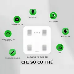 Cân phân tích sức khỏe Medisana 7in1 BS310 Connect - Cân thông minh đo mỡ, cơ, BMI, BMR, ứng dụng VitaDock+ - Đọc dễ dàng với màn hình LCD lớn