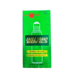 Tinh Dầu Xanh dạng Lăn Eagle Brand 8ml - Giảm Đau Đầu, Chóng Mặt, Hương Thảo Mộc Tự Nhiên, Dễ Dàng Mang Theo