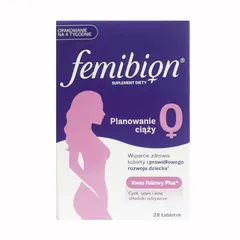 Viên uống Femibion 0 cho phụ nữ chuẩn bị mang thai - Hỗ trợ Folate, vitamin B, Cung cấp dưỡng chất bạn cần trước khi mang thai.
