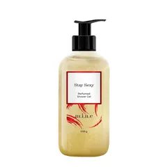 Gel tắm Mine Stay Sexy 500g - Sữa tắm hương nước hoa cao cấp, làm sạch sâu và dưỡng ẩm với Saffron, Niacinamide cho làn da sáng khỏe