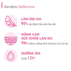Kem Dưỡng Ẩm Bioderma Sensibio Defensive - Làm Dịu Da Nhạy Cảm, Cấp Nước Sâu, Chống Kích Ứng cho Da Hỗn Hợp và Da Nhạy Cảm 40ml